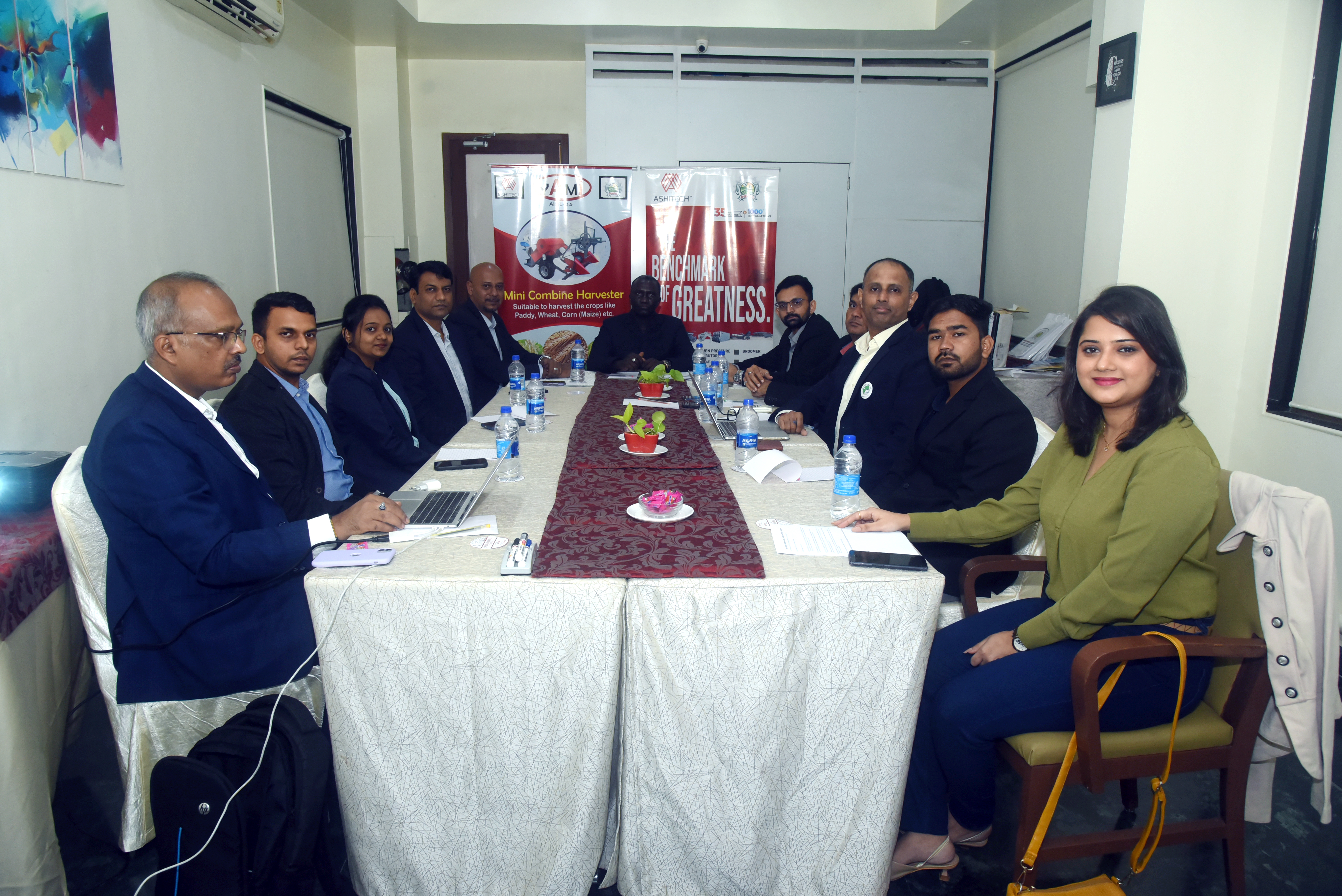 International Delegation With Gambain Diplomat