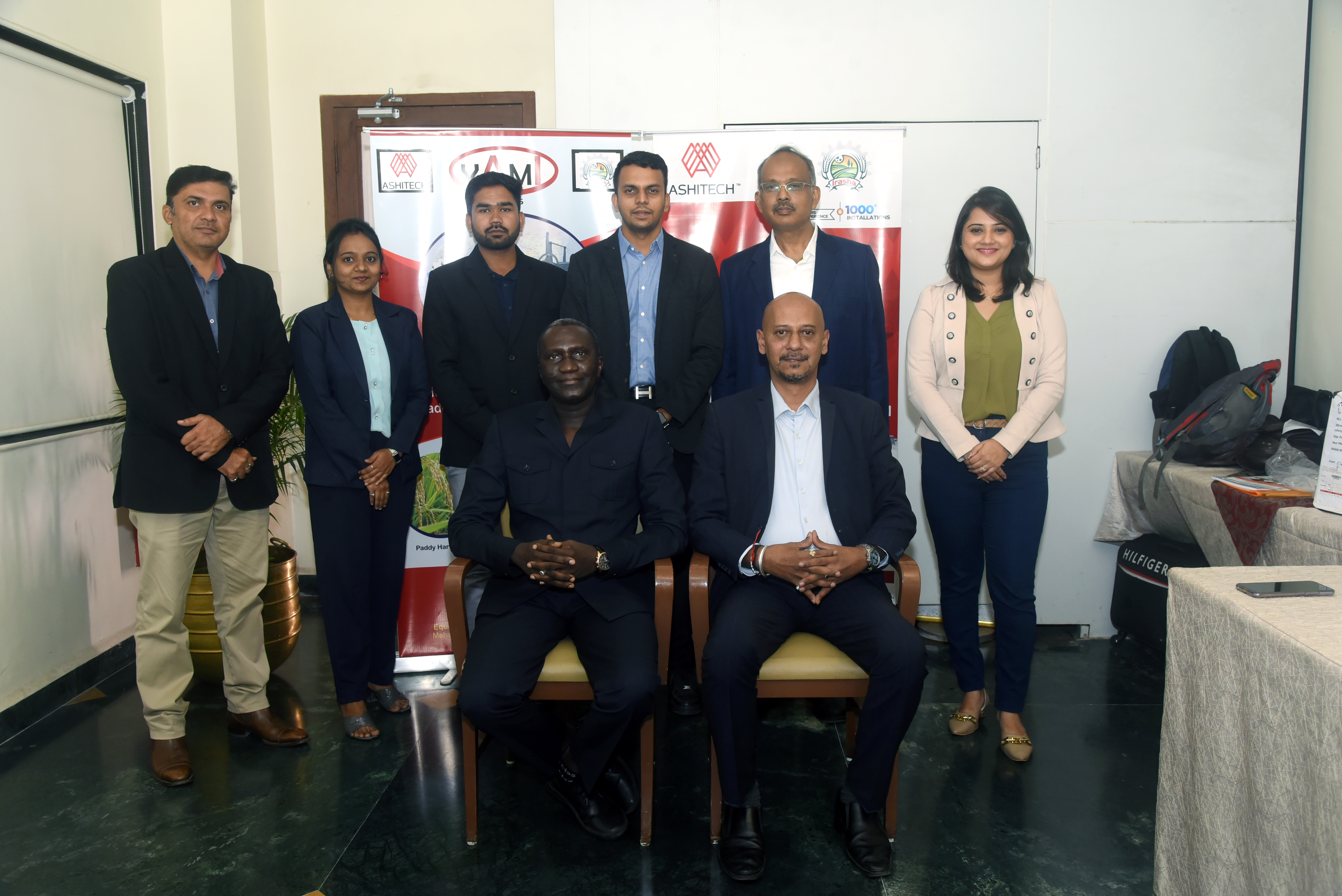 International Delegation With Gambain Diplomat