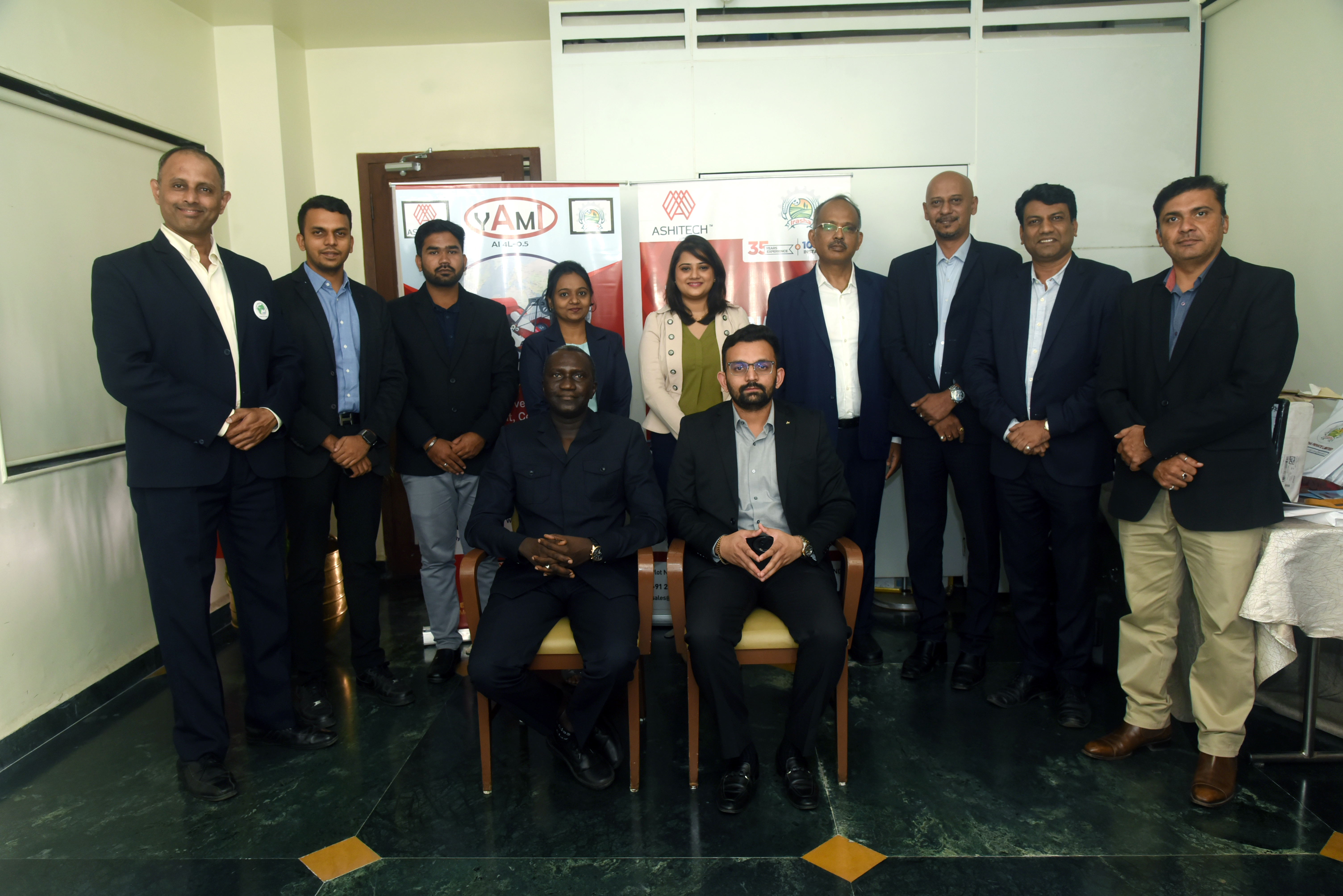 International Delegation With Gambain Diplomat