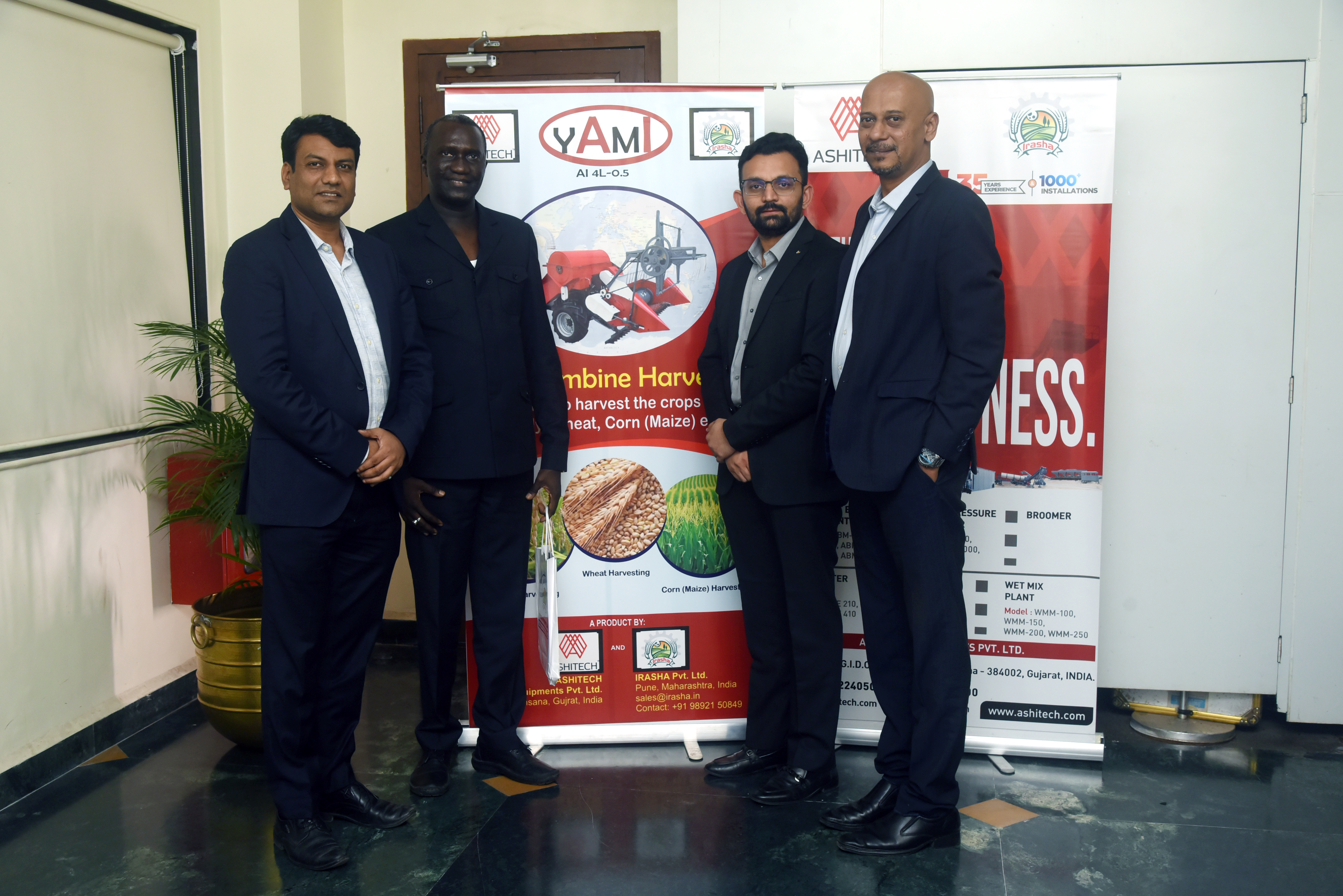 International Delegation With Gambain Diplomat