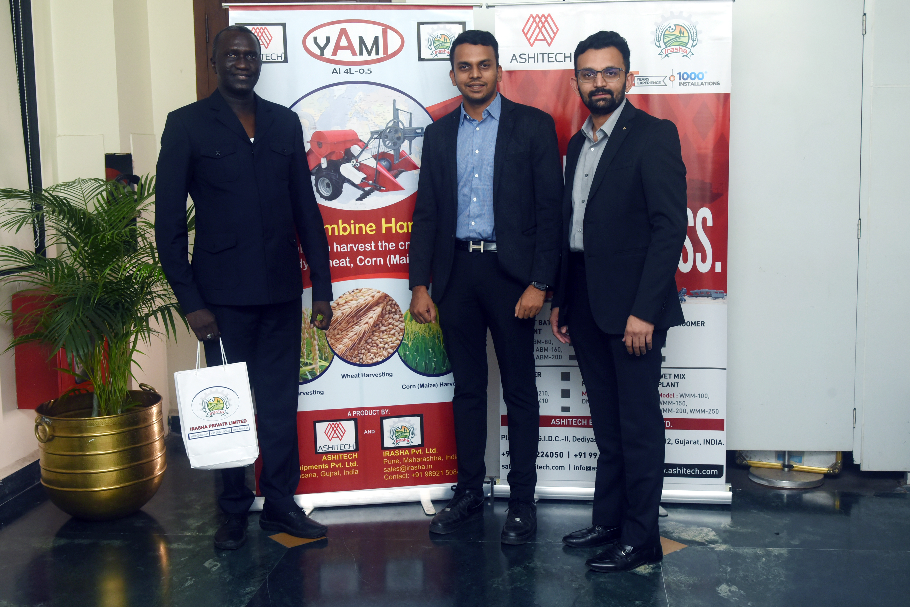 International Delegation With Gambain Diplomat