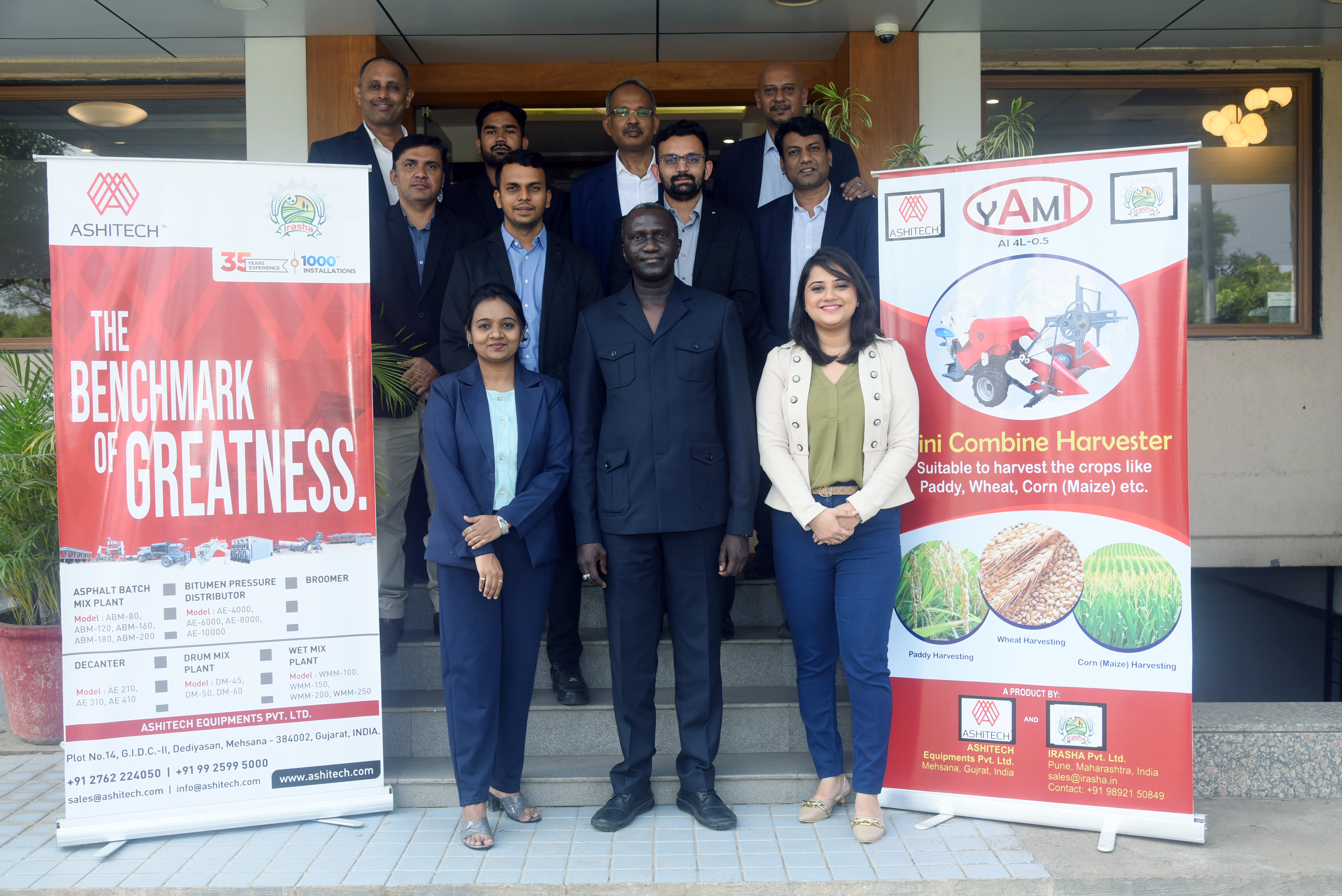 International Delegation With Gambain Diplomat